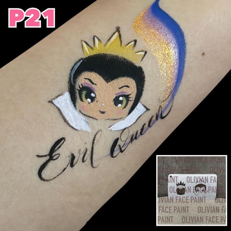 ONE Face Painting Stencil Face Paint Stencils Villain Stencils Two Step