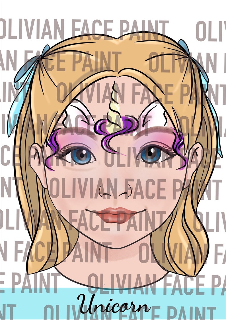 Face Paint Menu Board, Face Paint Word Board, Face Paint Common Design Board, Face Paint Popular Design, Digital Print image 5