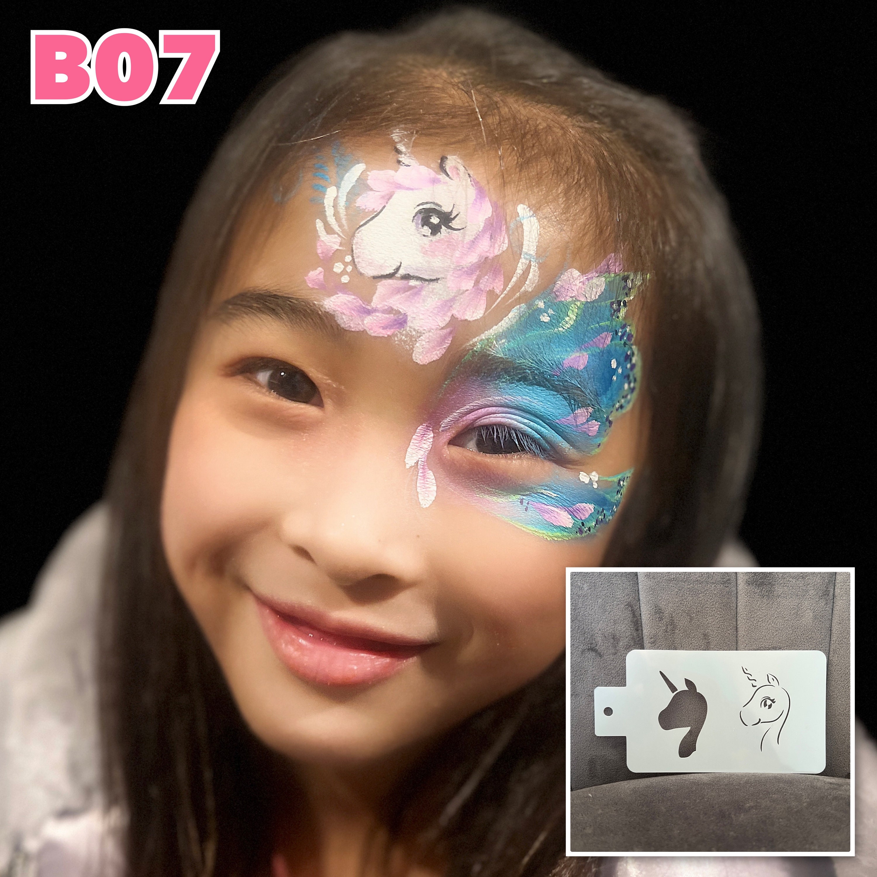 ONE Face Painting Stencils Face Paint Stencils Animal Etsy Australia