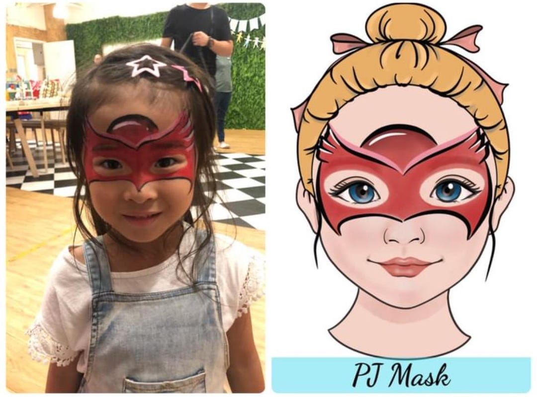 Bespoke Face Paint Menu Board, Face Paint Word Board, Face Paint Design ...