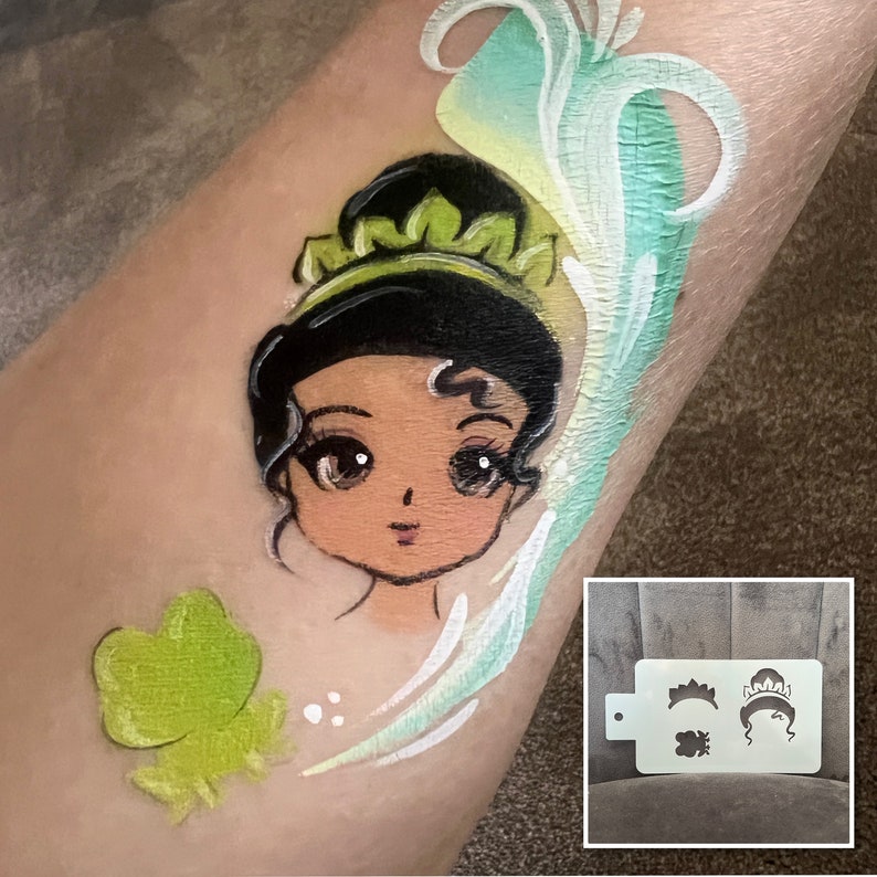 Face Painting Stencils Face Paint Stencils Princess Etsy