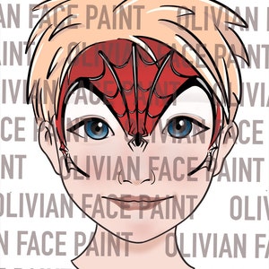 Face Paint Menu Board, Face Paint Word Board, Face Paint Common Design Board, Face Paint Popular Design, Digital Print image 4