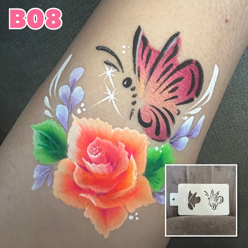 ONE Face Painting Stencils Face Paint Stencils Animal Etsy Australia