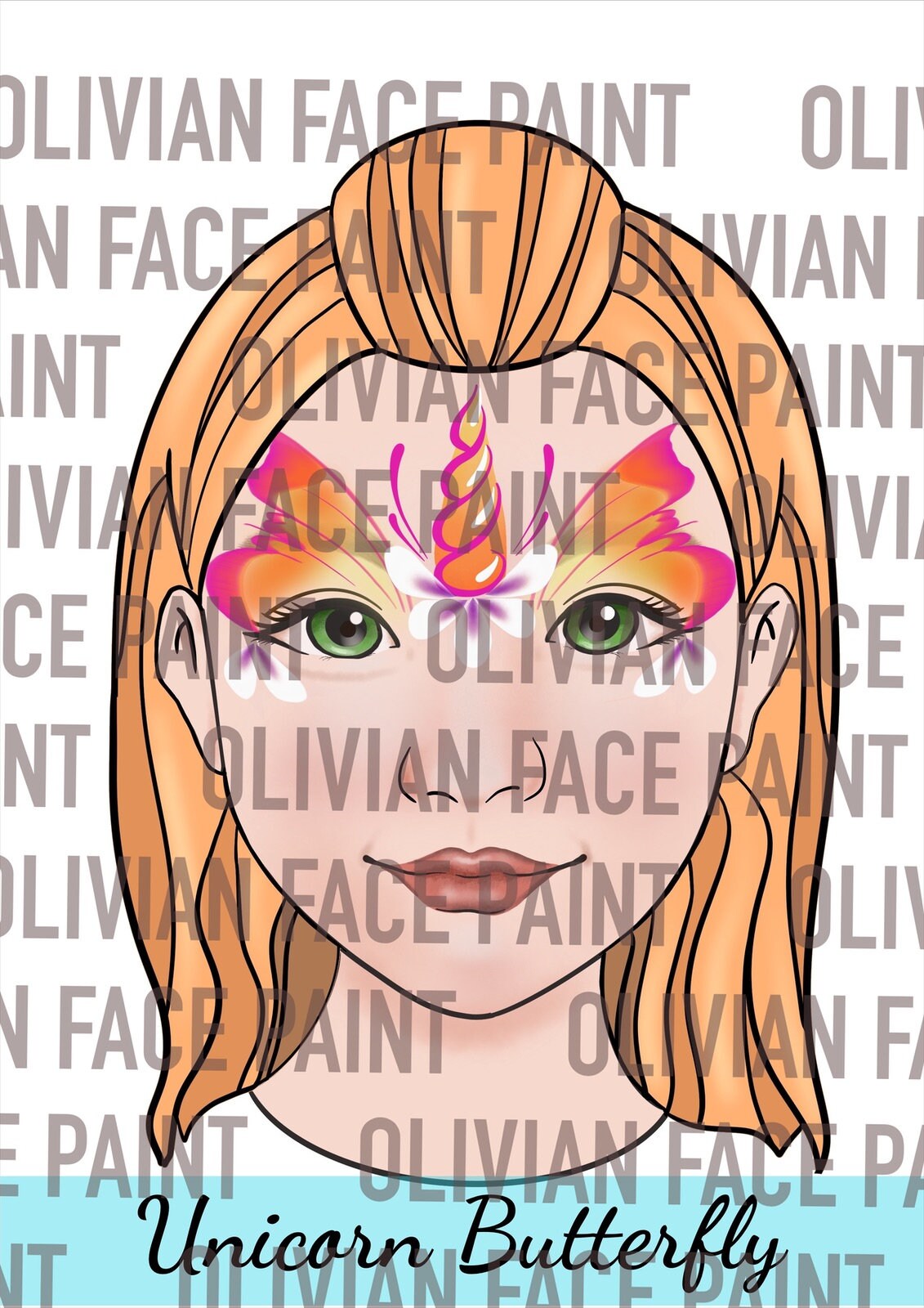 Face Paint Menu Board, Face Paint Word Board, Face Paint Design Board ...