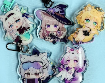 Porte-clés Star Rail [Firefly, Herta, Aglaea, Silver Wolf, Castorice]