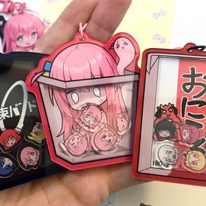 Lonely Rocker Bocchi Anime Shaker Keychain