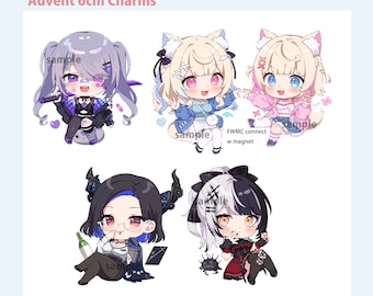 Porte-clés Holo Advent [Biboo, FWMC, Nerissa, Shiori]