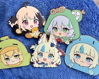Vtuber Enamel Pins