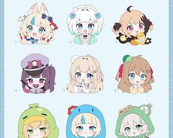 Épingles en émail Vtuber