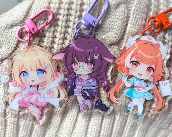 Porte-clés indépendant Vtuber [Peo, Shondo, Pillowcher]