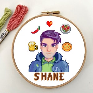 Stardew Valley Shane Loves - Gifts- Cross Stitch Pattern - PDF Download - Digital Download