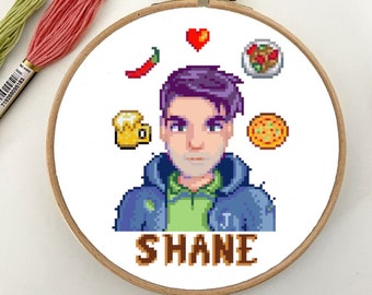 Stardew Valley Shane Loves - Gåvor - Korsstygnsmönster - PDF-nedladdning - Digital nedladdning