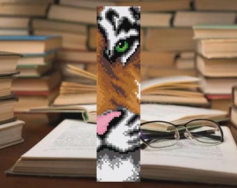 Lion - Bookmark - Cross Stitch Pattern - PDF Download - Digital Download -