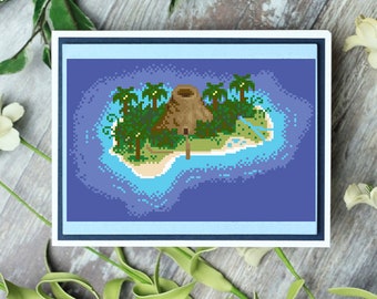 Ginger Island - Stardew Valley - Video Game - Cross Stitch Pattern - PDF Download - Digital Download
