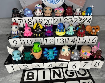 Surprise/Mystery “TikToctopus” Bingo: Every spin is a win. Bingo wins you a FREE octopus jar!