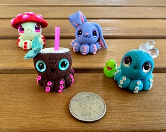 Nuovi personaggi di Little Octopus! Suds, Coconut, Angry Mushroom e Bunny!