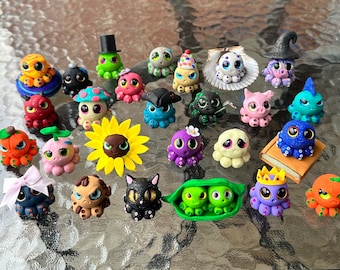 Baby-Fimo-Oktopus-Figuren