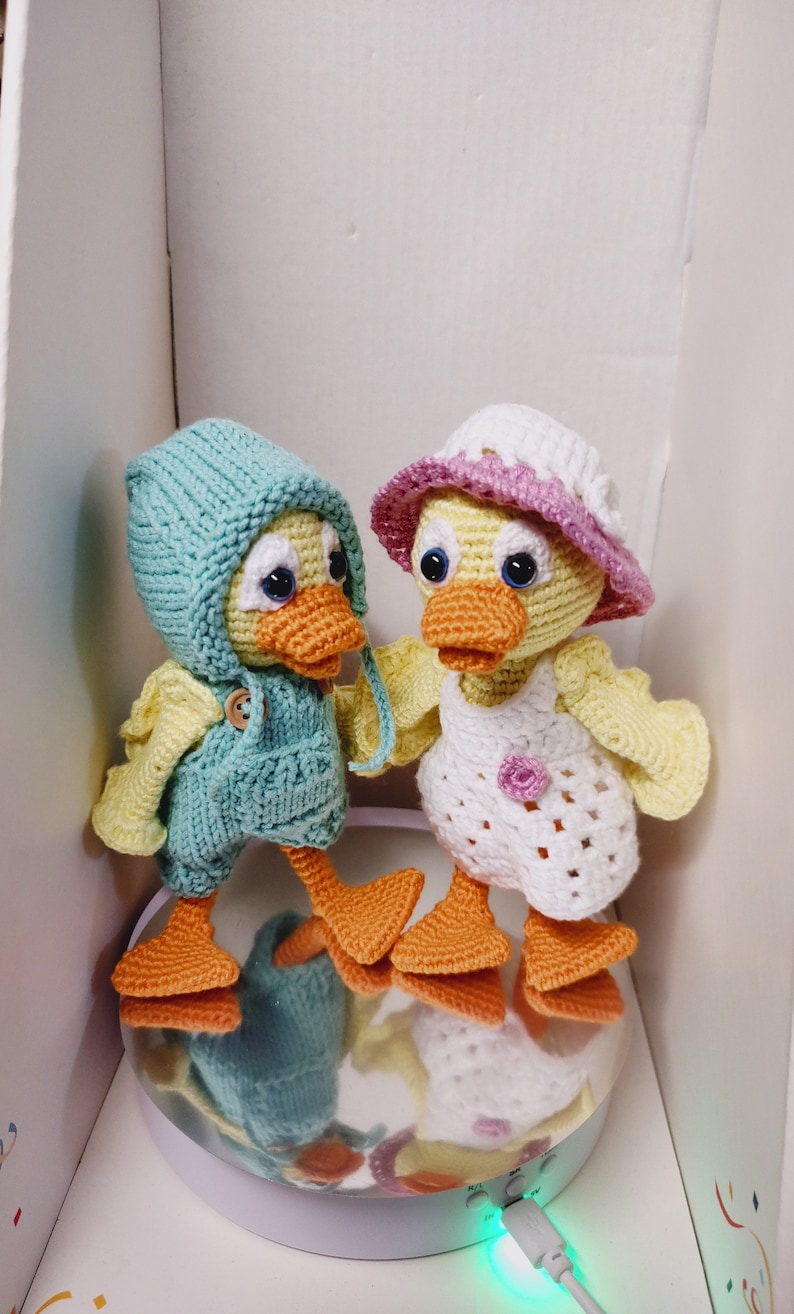 Duck Design Crochet Stuff Dress For New Born Baby Girl