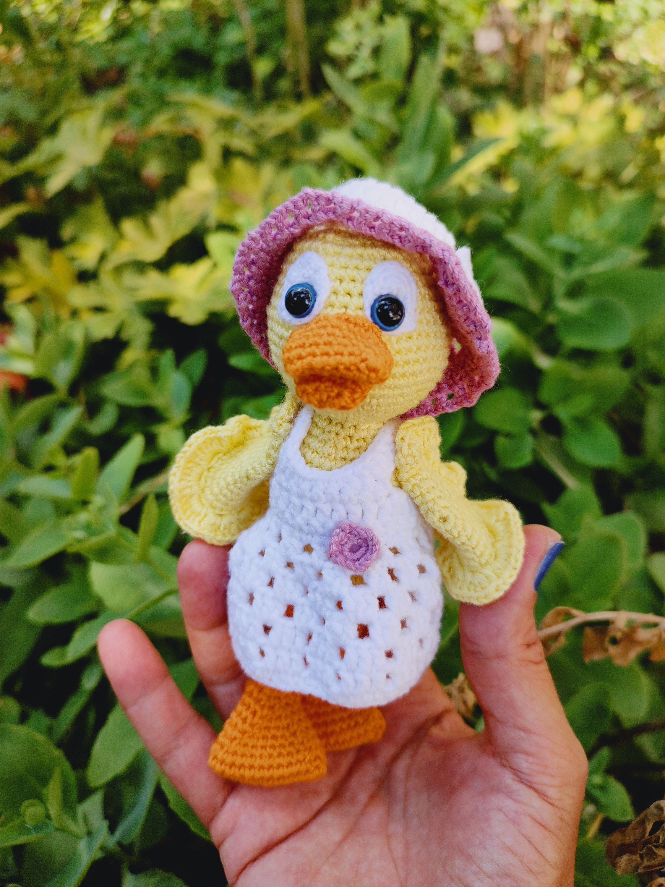 Crochet Amigurumi, Crochet Duck, Crochet Duck Girl Dress Up, Baby Miss ...