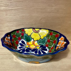 Talavera Soap Sized Dish, hand painted in Mexico