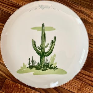 Vintage Arizona “saguaro” Cactus Blakely Fine China 10” Plate - Etsy