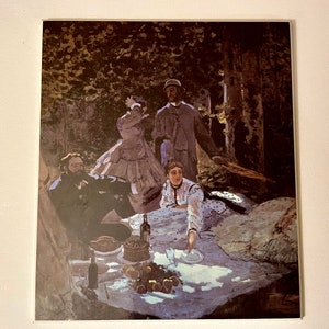 Luncheon on the Grass, Claude Monet, hängender 8,5 x 10-Zoll-Druck