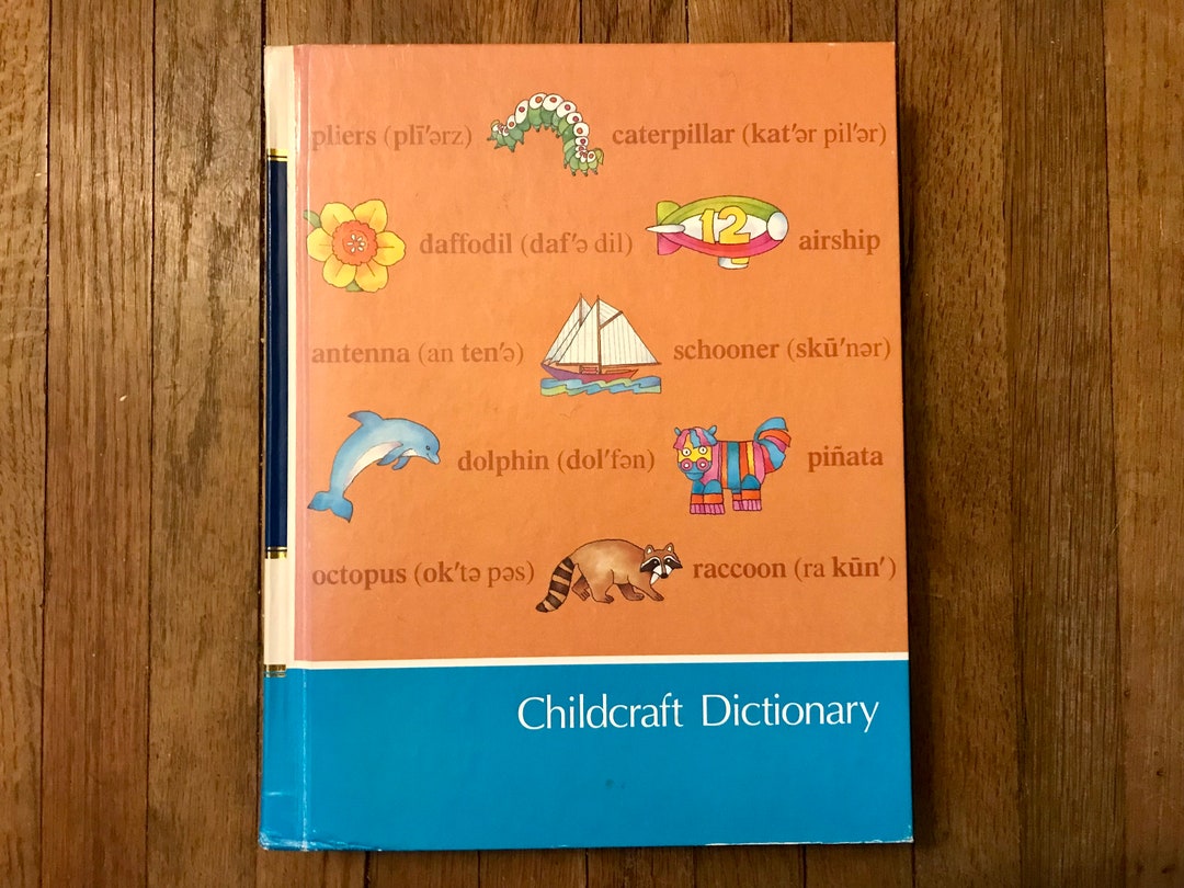 Vintage Childcraft Dictionary, 1993 Hardcover - Etsy