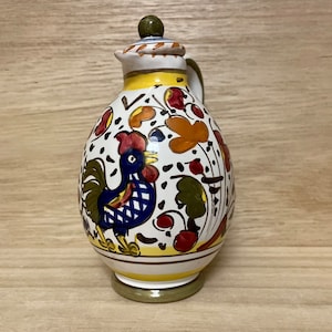 Vintage Hand Painted Italian Creamer, with chip