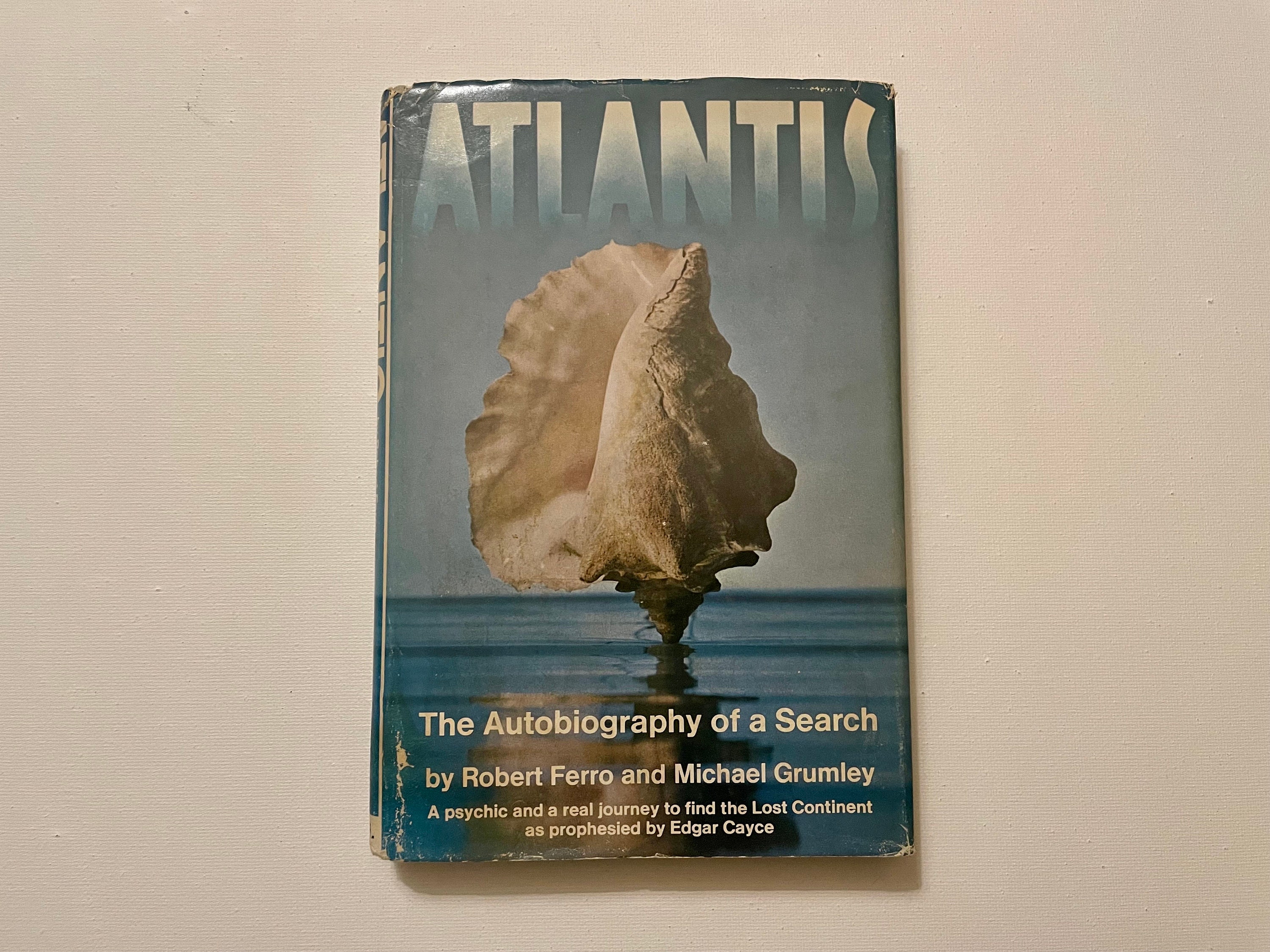 Vintage 1970 Atlantis, the Autobiography of a Search, Hardcover