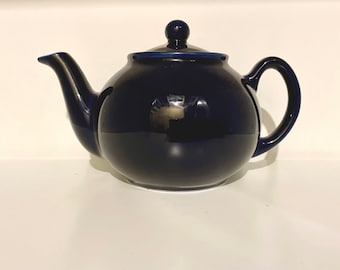 Small Vintage Cobalt Blue Teapot