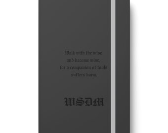 Be Wise Color Contrast Notebook - Ruled
