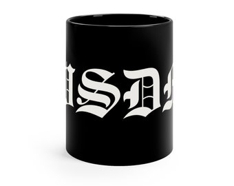 11oz Black Mug