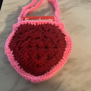 Valentines heart Gift Bag Purse