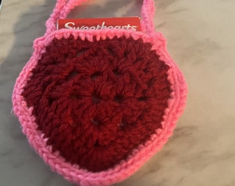 Valentines heart Gift Bag Purse