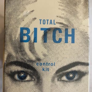 Total Bitch Control Kit~ Great Gag or Prank Gift for friends~ Includes Soap, 3-Towlettes, and a mini book eith 32 savvy pages NEW