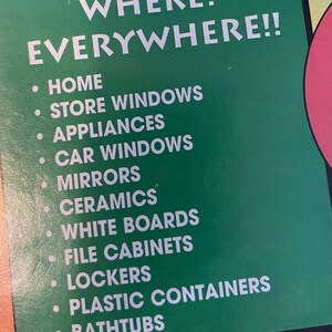 Vintage Stik-EES Christmas Window Clings – Small Fry Playsheet Decals – Multicolor