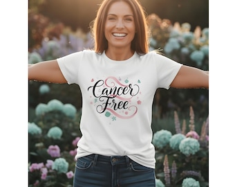 Personalized Cancer Shirt Motivational Thinking of You Gift Graphic Tee Trending Now Shirt