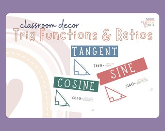 Trig-functie- en ratio-posters