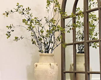 Long Elm tree leafy branches, artificial greenery, tree foliage, DIY flower arrangement, green faux plant leaves, home decor floral design