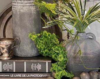 Artificial Moss, faux greenery, DIY flower arrangement, green faux plant, decorative green grass stems, home decor, water pond, forest floor