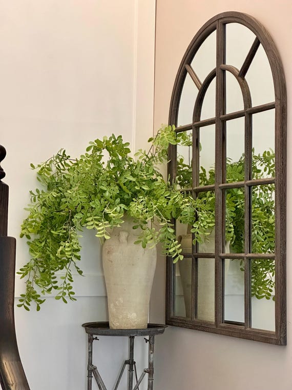 Full Moringa tree branches, artificial leaves greenery, green foliage, DIY flower arrangement, faux plant, long twigs stems, Floral styling