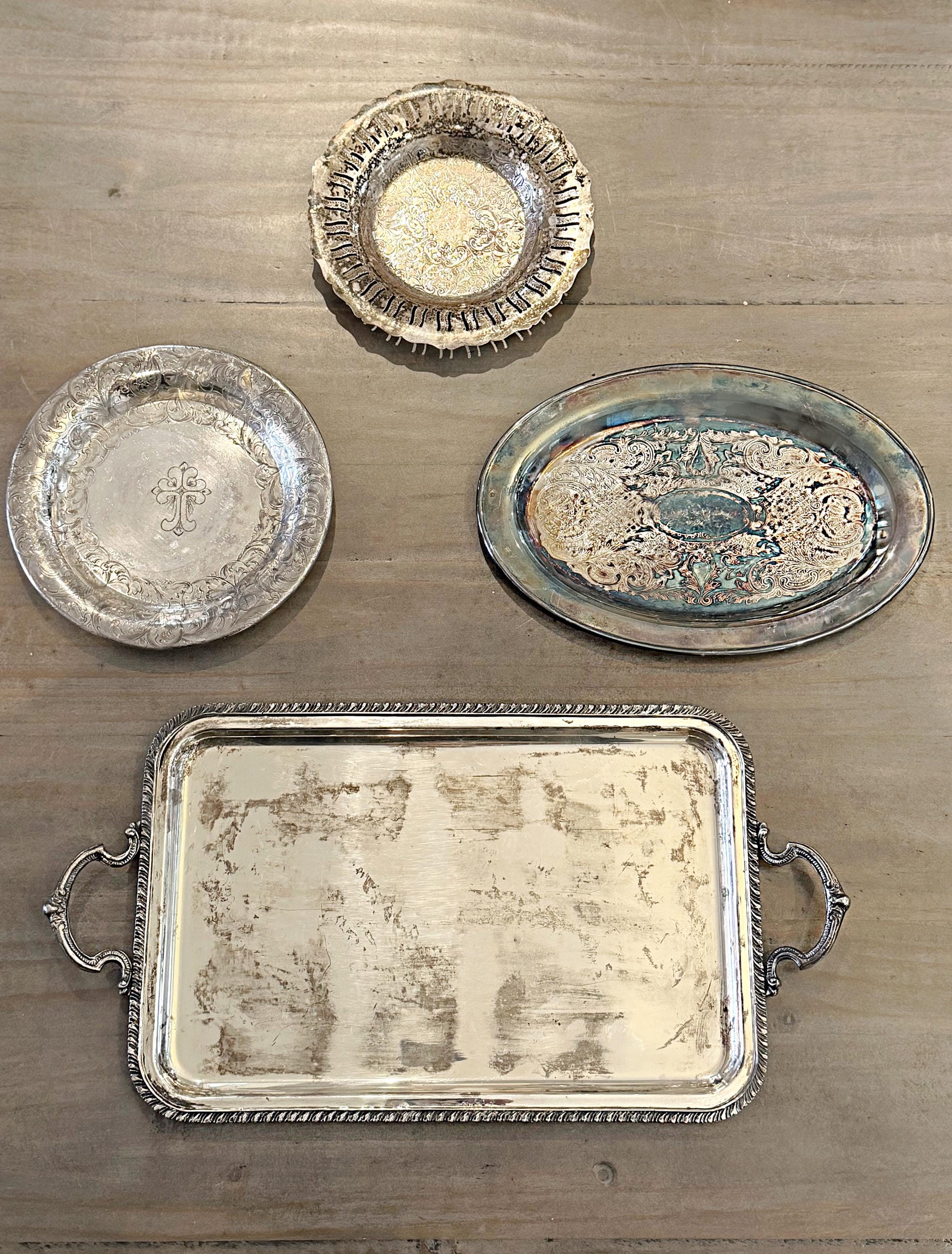Gallery Silver Tray - Etsy