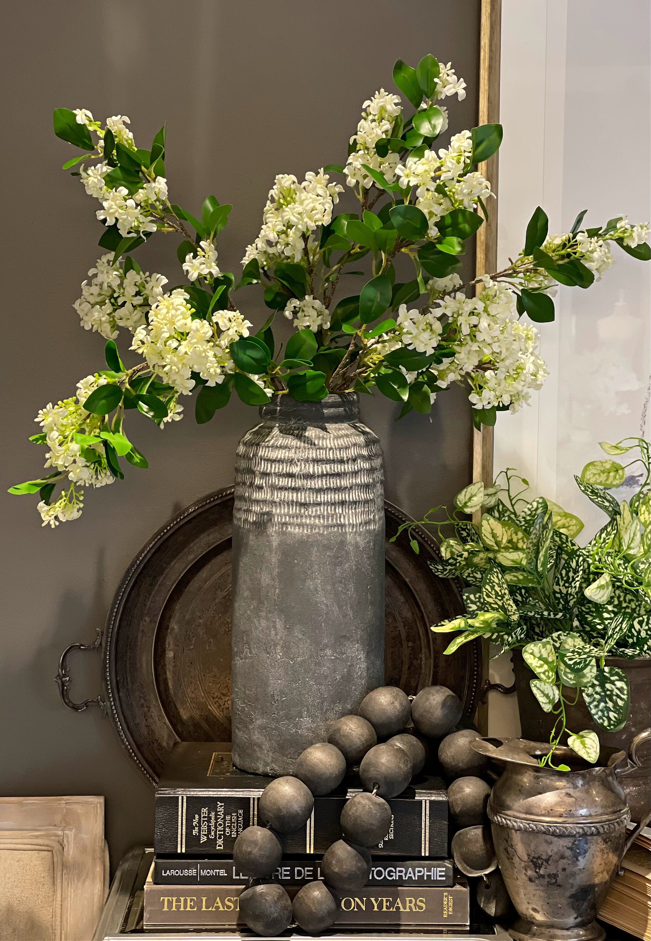 Jasmine flowers - Long stem vase flowers - Fake flower stems