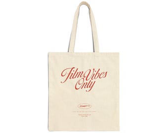 Bolsa de tela con vibraciones cinematográficas