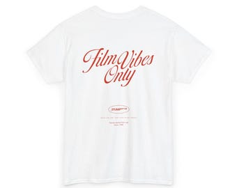 Camiseta "Film Vibes Only": Camiseta retro de cine, regalo para amantes del cine