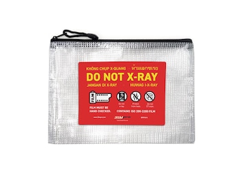 Bolsa de viaje para película radiográfica "No usar rayos X" de 35 M Pro (Sudeste Asiático).