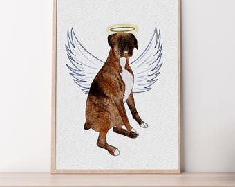 Dog Cat Portrait From Photo Memorial Gift Dog Parents Framed Portrait Family Dog Watercolor Dog Cat Portrait Family Dog Cat Pets from Photo