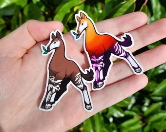 Okapi 2" Die-Cut Vinyl Sticker