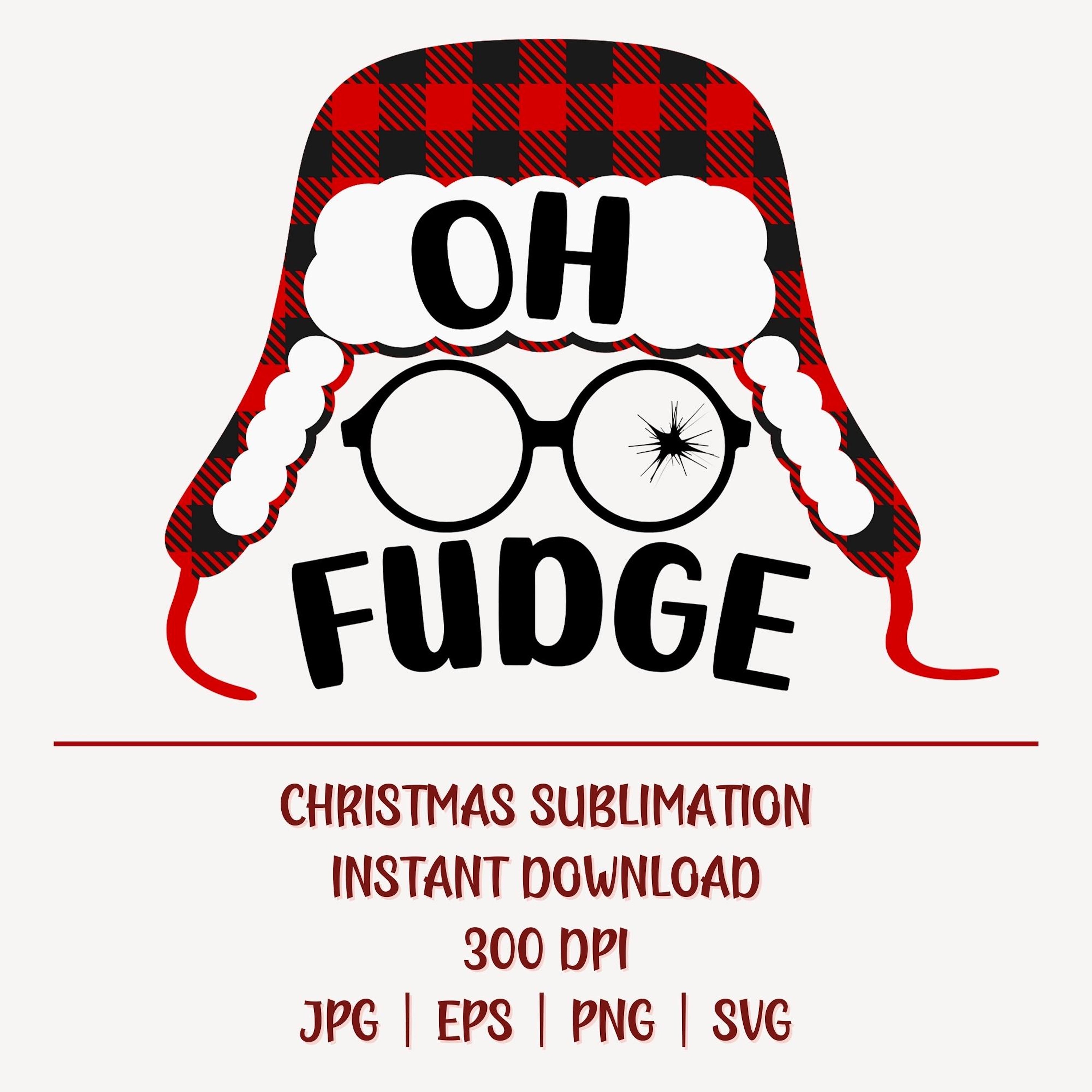 Oh Fudge Christmas Story Svg, Funny Christmas Svg, Retro Christmas ...