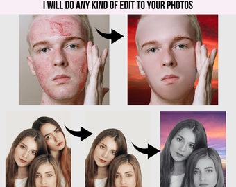 Servicio profesional de edición de fotografías: restauración, retoque y eliminación de objetos